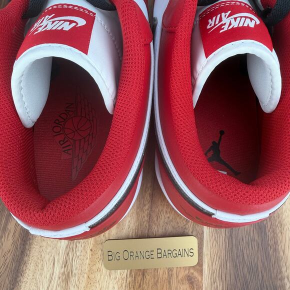 Nike Air Jordan 1 Low Retro MCS Chicago Red Baseball Cleats Size 13 CJ8524-611 main image 5